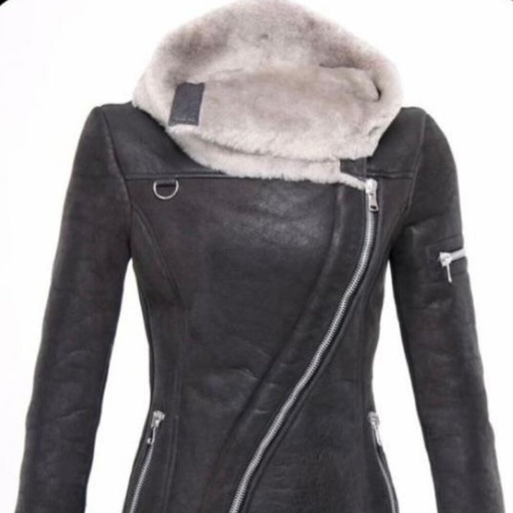 REX Fur leather Women's Jacket